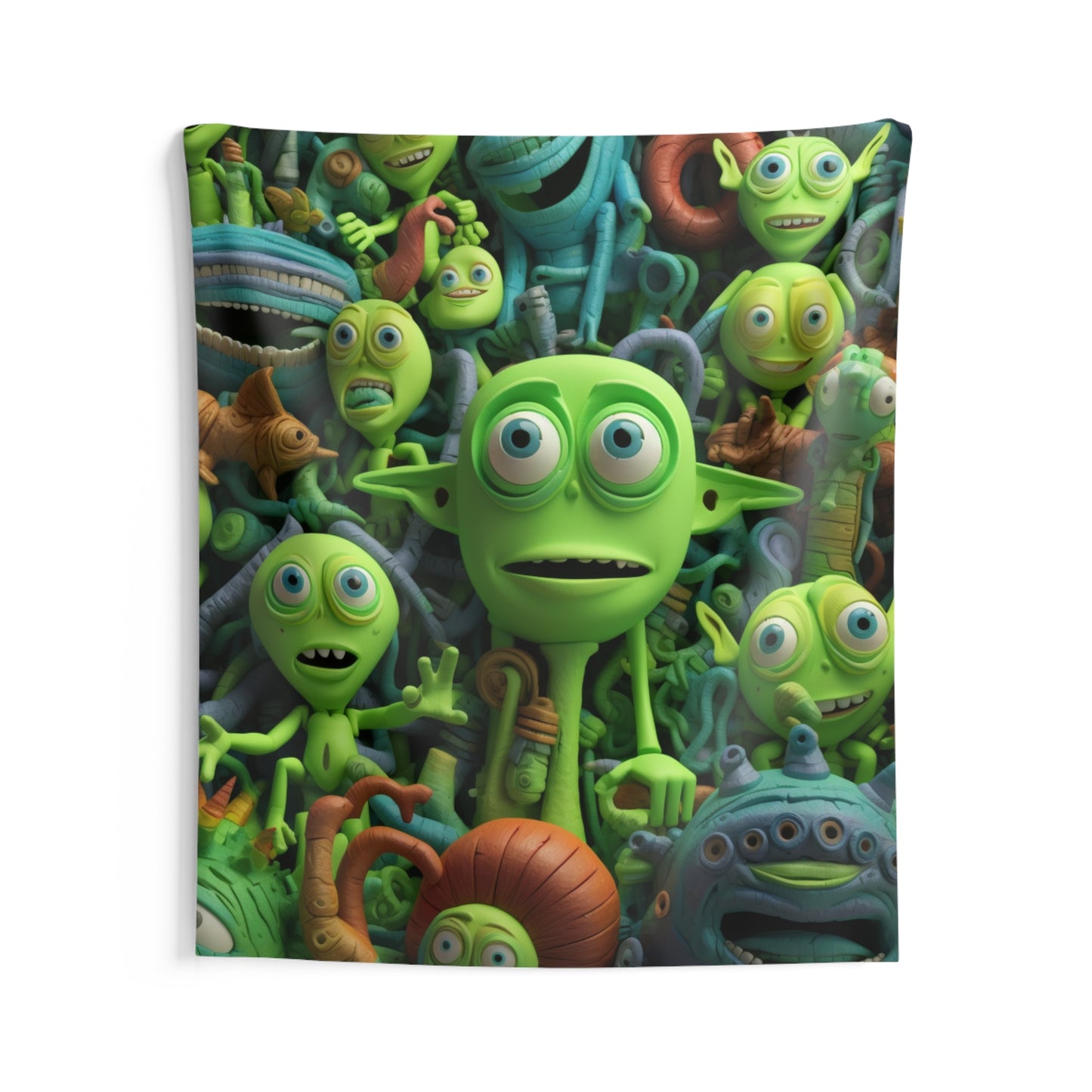 Toy Alien Story Space Character Galactic UFO Anime Cartoon - Indoor Wall Tapestries