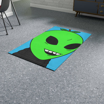 Green Apple Chipped tooth Visitor Smiling Dobby Rug