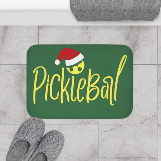 Pickleball Santa Christmas - Bath Mat