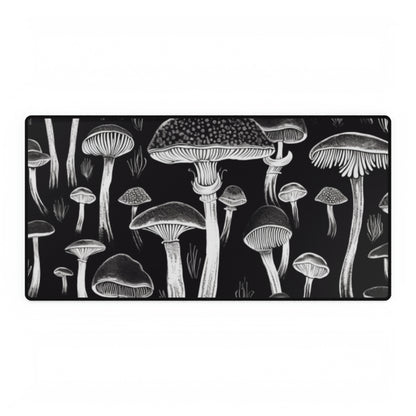 Psychedelic Mushrooms Seamless Repeat Pattern - Desk Mats