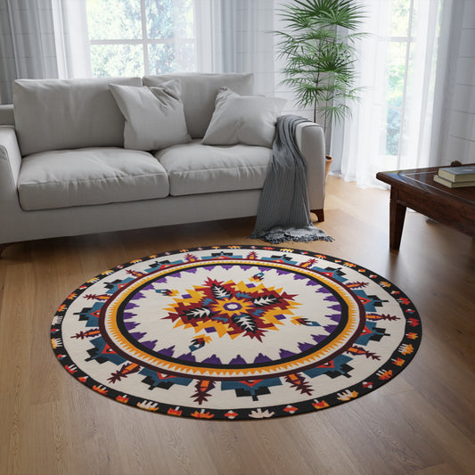 Native American design, Round Rug