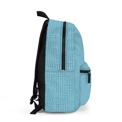 Bright Aqua Teal: tela de verano azul refrescante inspirada en la mezclilla - Mochila