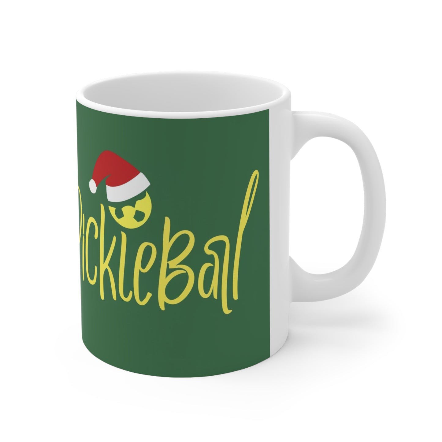 Pickleball Santa Navidad - Taza de cerámica 11oz