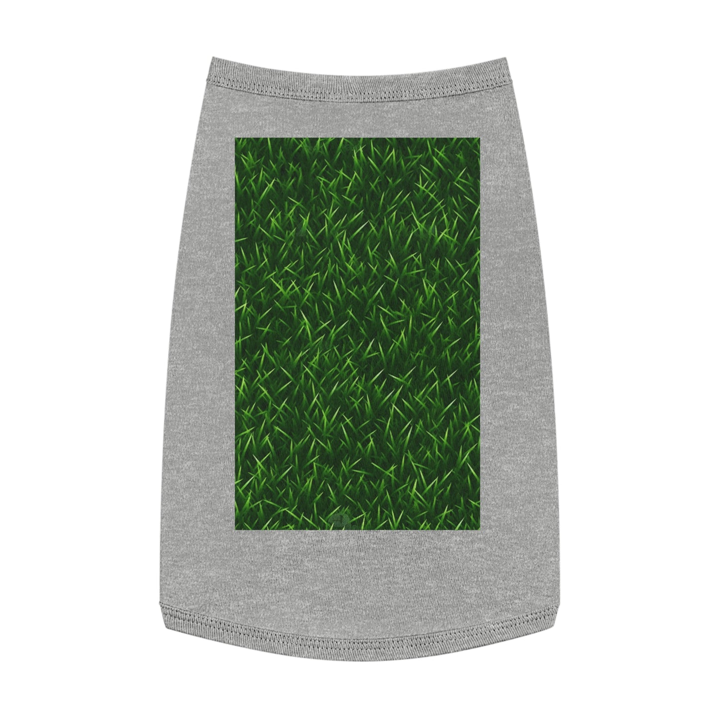 Touch Grass Indoor Style Outdoor Green Artificial Grass Turf - Dog & Pet Tank Top