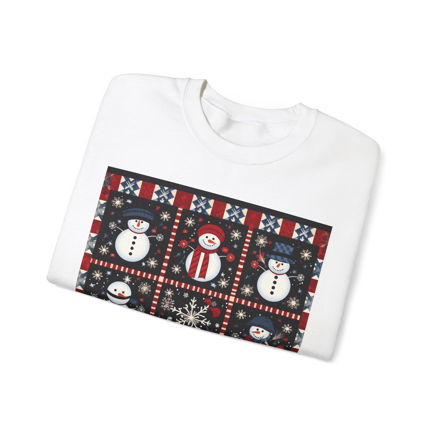 Penguin Quilt Design - Unisex Heavy Blend™ Crewneck Sweatshirt