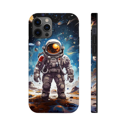 Galactic Voyage: Astronaut Journey in Celestial Star Cosmic Exploration - Tough Phone Cases