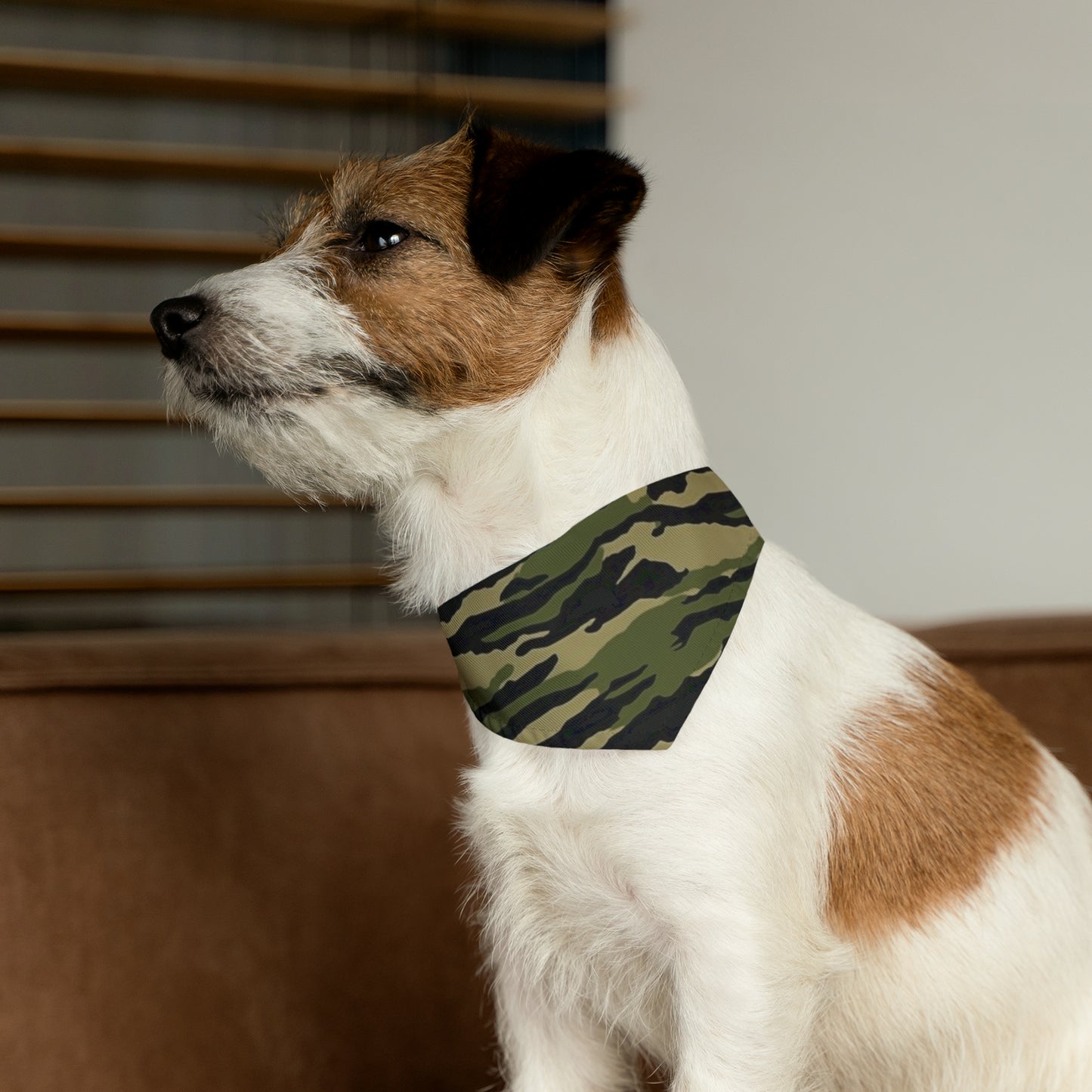 Tiger Stripe Camouflage: Military Style - Dog & Pet Bandana Collar