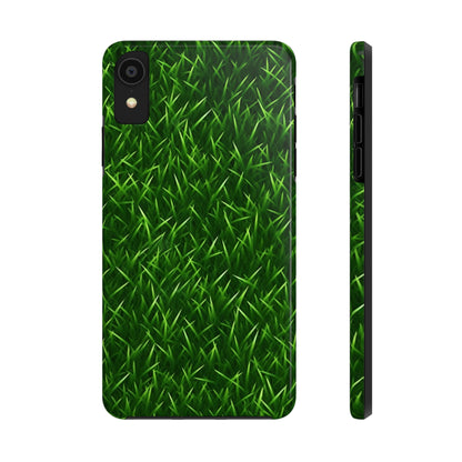 Touch Grass Indoor Style Outdoor Green Artificial Grass Turf - Tough Phone Cases