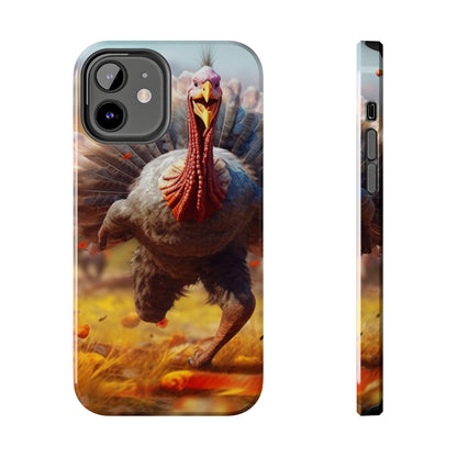 Thanksgiving Trot Turkey Run Athlete Sprint Racer Holiday Feast Dinner - Tough Phone Cases