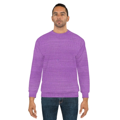 Hyper Iris Orchid Red: Denim-Inspired, Bold Style - Unisex Sweatshirt (AOP)