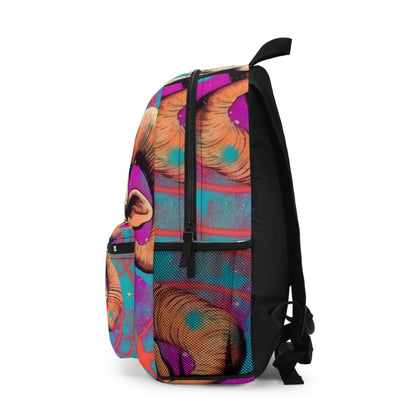 Pop Art Aries Constellation - Vibrant Zodiac Ram Symbol - Backpack