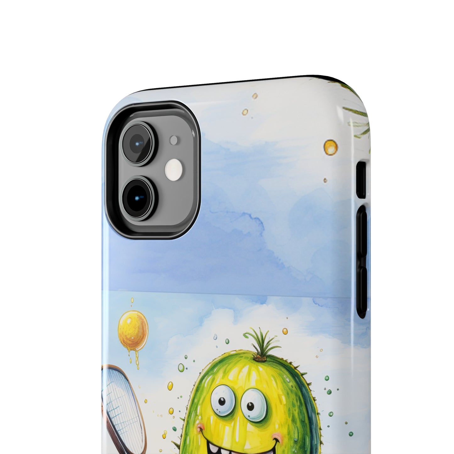 Pickleball Sport: Athletic Pickle Playing Game with Net and Paddle - Tough Phone Cases