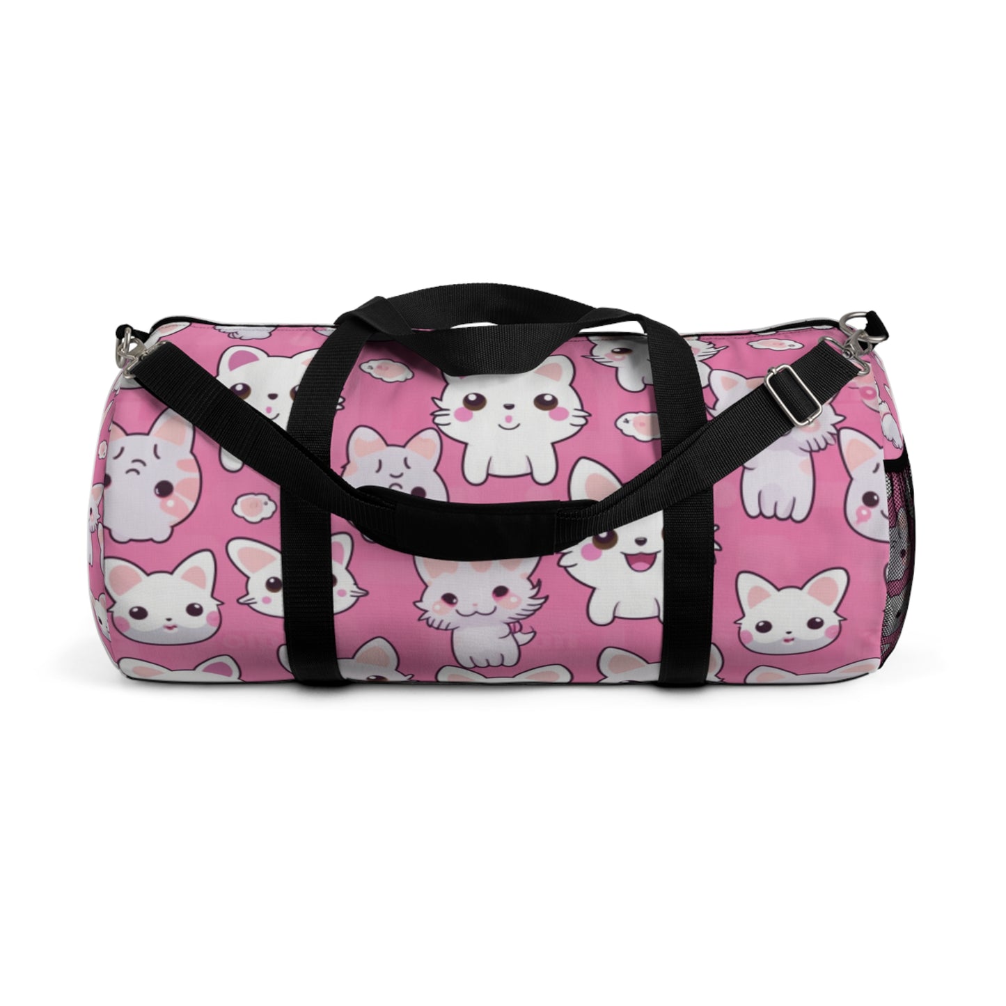 Cartoon Anime Kitten, Cat, Kitty - Cute and Colorful - Duffel Bag