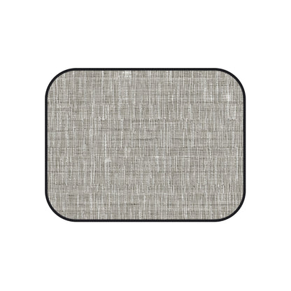 Silver Grey: Denim-Inspired, Contemporary Fabric Design - Car Mats (Set of 4)