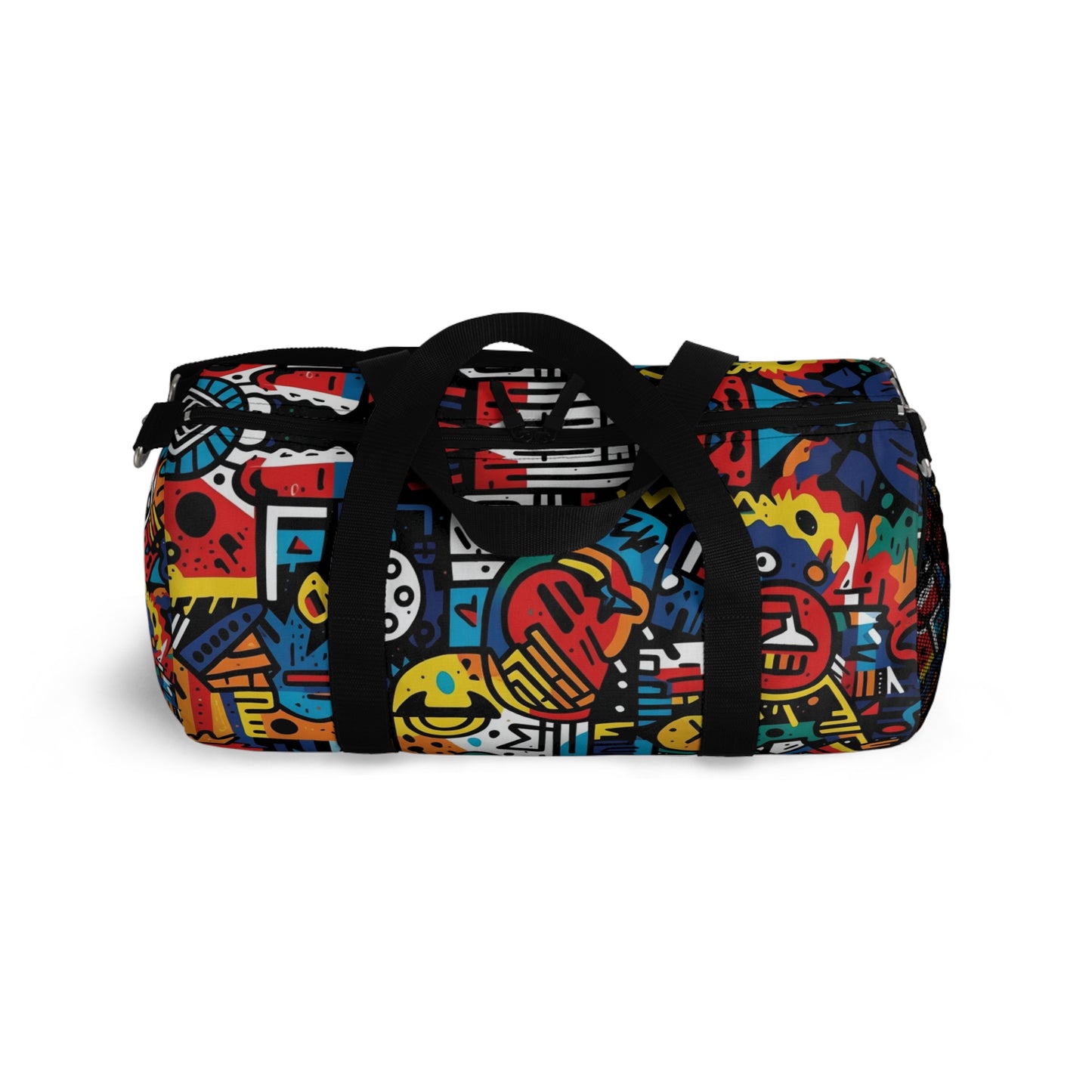 Street Art Inspired Bold Graffiti & Urban Motifs Design Duffel Bag