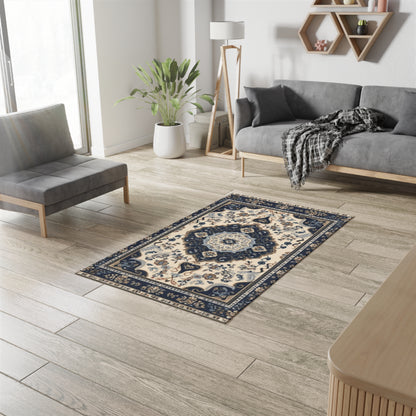 Elegant Dobby Rug with Intricate Oriental Design - High-Quality Material