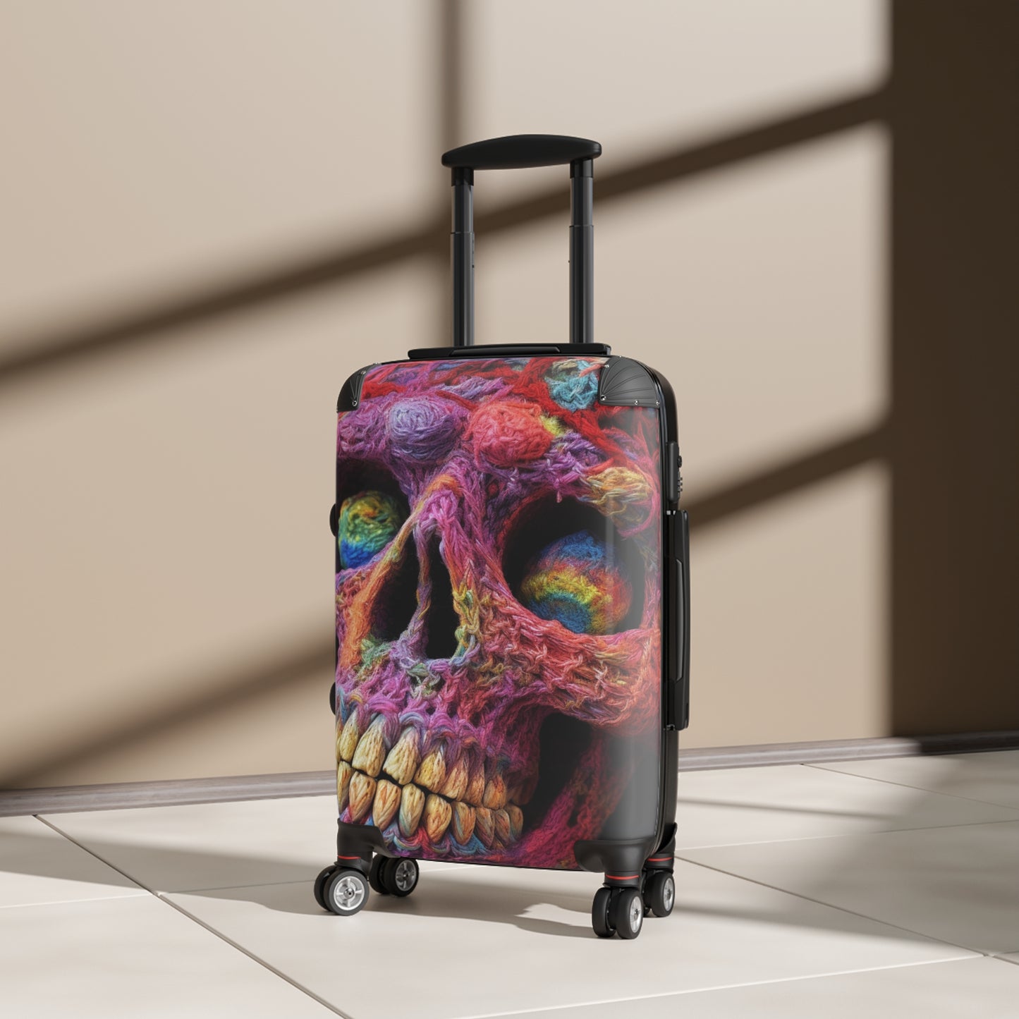 Crochet Skeleton Skull Halloween Horror Scary Style - Suitcase