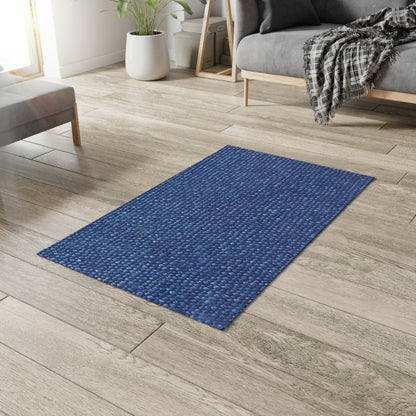 Marine Carpet Outdoor Bass Boat Style Denim Design - Dobby Rug