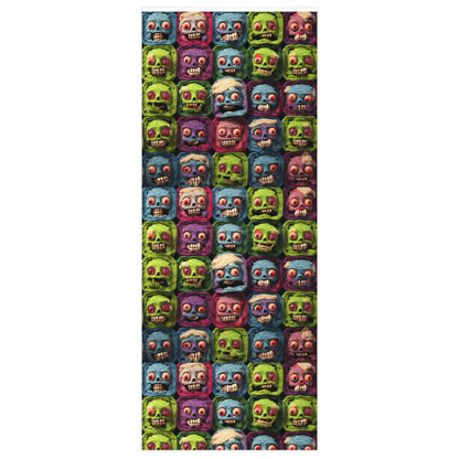 Zombie Crochet Halloween Spooky Holiday Festive Horror Living Dead - Wrapping Paper