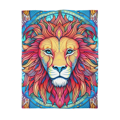 Astrological Leo - Cosmic Zodiac Constellation, Lion Symbol Art - Microfiber Duvet Cover