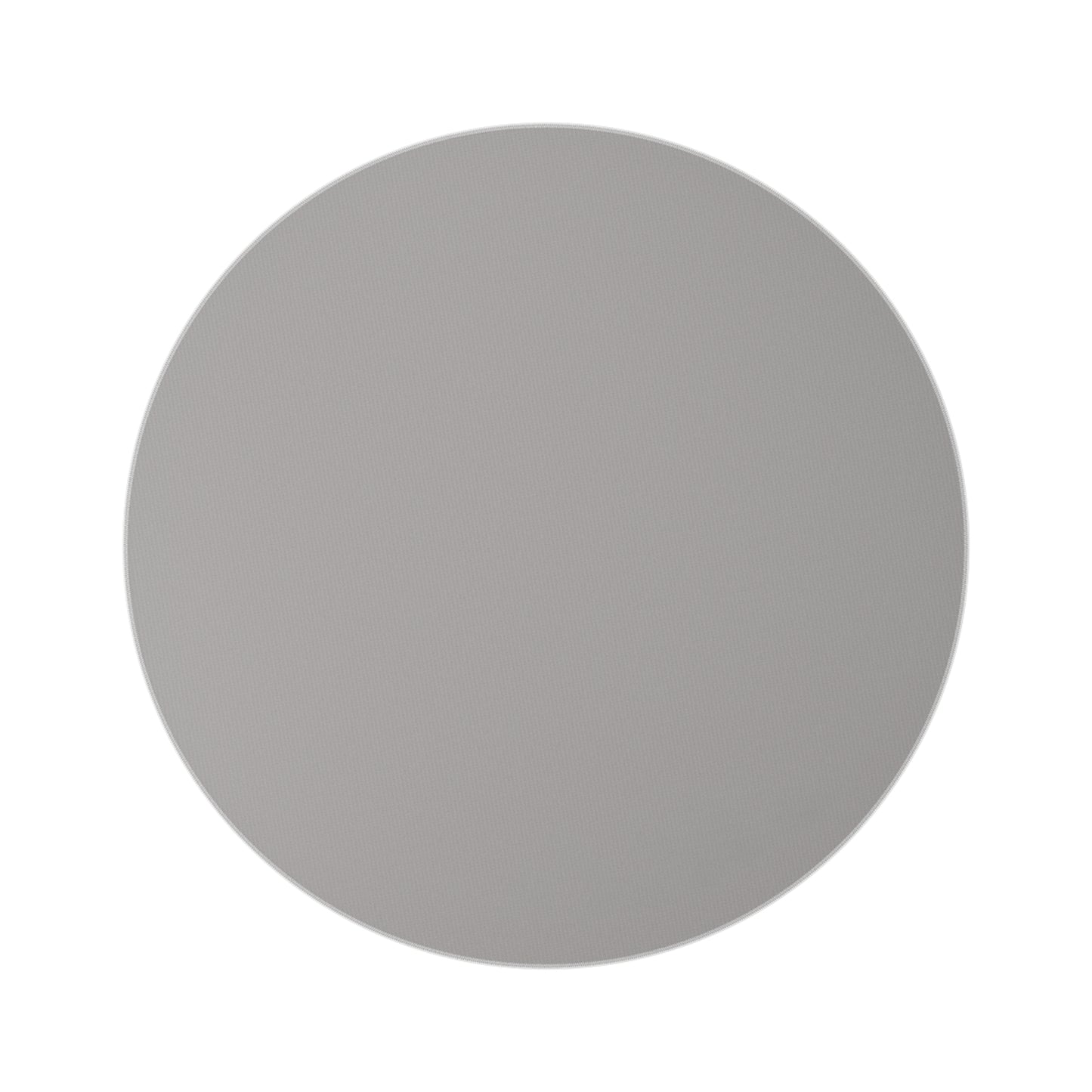 Chic White Denim-Style Fabric, Luxurious & Stylish Material - Round Rug