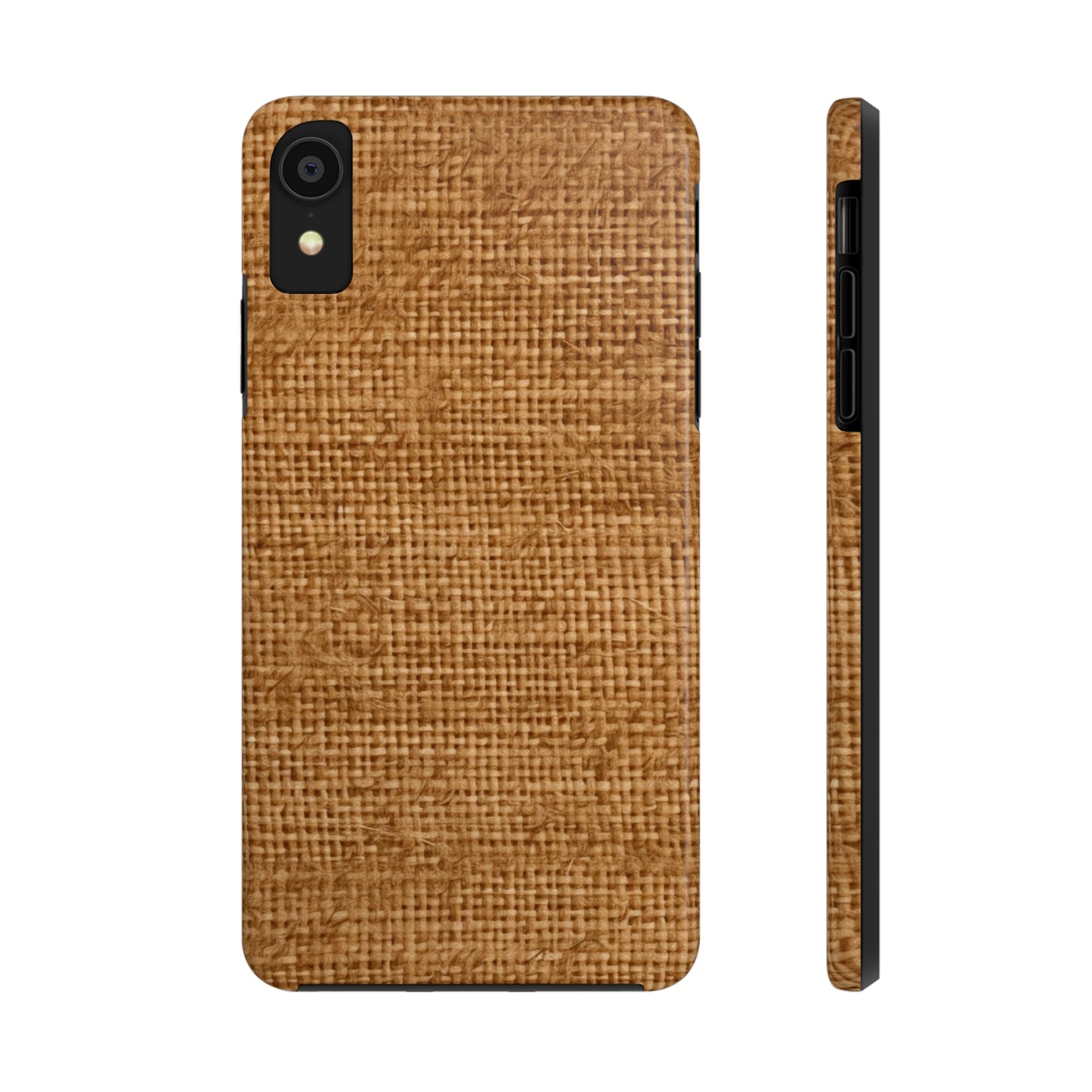 Light Chocolate: Denim-Inspired Elegant Fabric - Tough Phone Cases