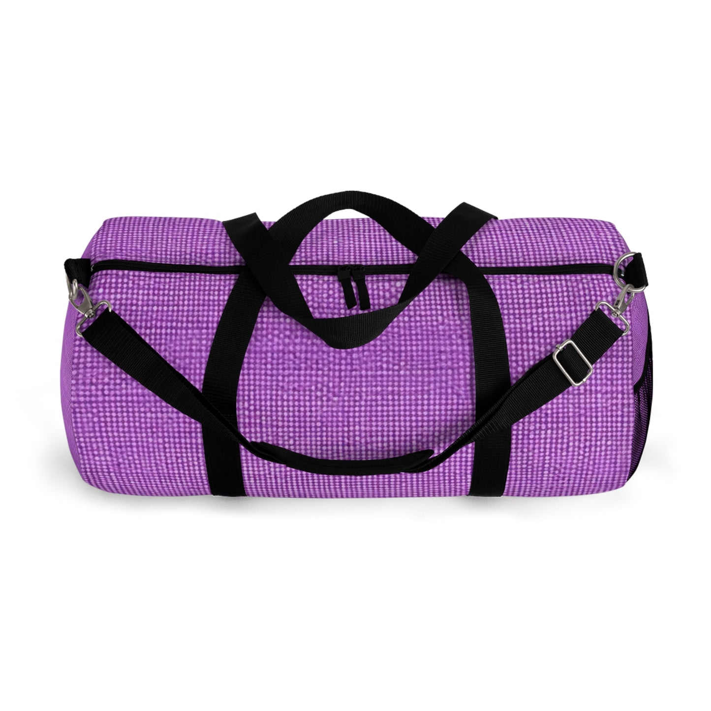 Hyper Iris Orchid Red: Denim-Inspired, Bold Style - Duffel Bag