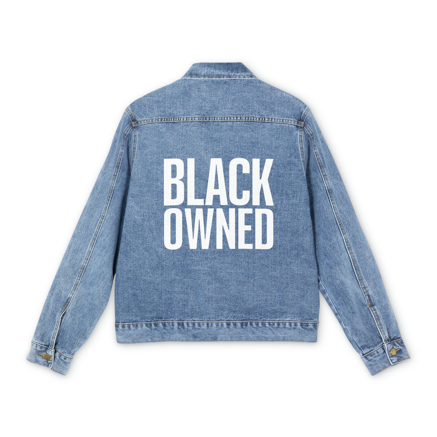 Black Owned, Gift For Him, Men's Denim Jacket