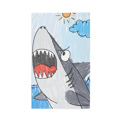 Shark Jaw Teeth Attack Ocean Sea Creature Dobby Rug