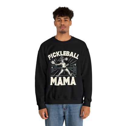 Pickleball Mama - Mamás, Gráfico deportivo, Diseño entusiasta del Pickleball - Sudadera unisex Heavy Blend™ con cuello redondo