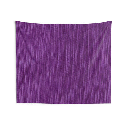 Violeta/Ciruela/Púrpura: Tela lujosa inspirada en la mezclilla - Tapices de pared para interiores 