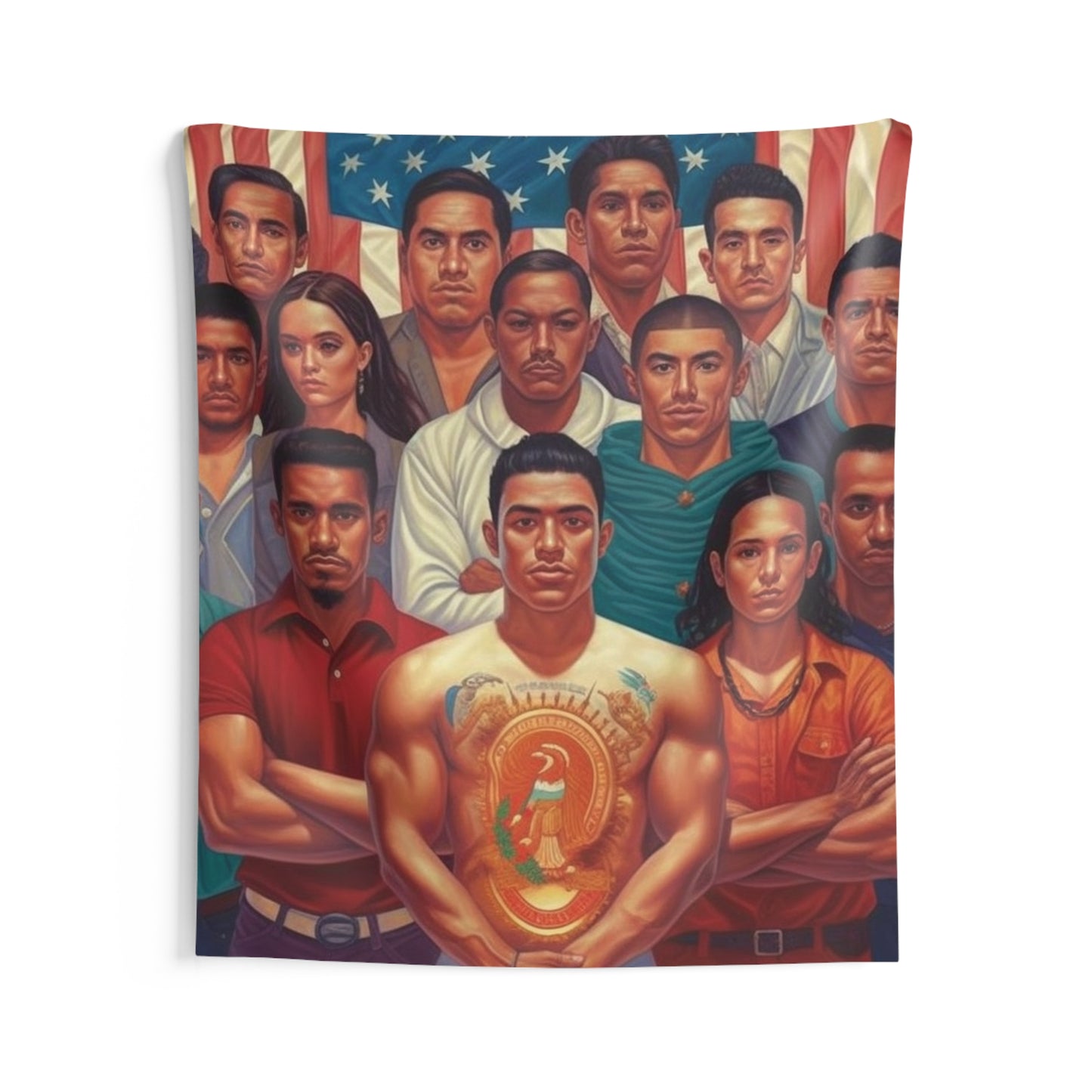 Latino Pride - Hispanic Heritage Month - Latin Roots - Mexican Heritage - Empower Latina - Celebrate Hispanic Unity - Indoor Wall Tapestries