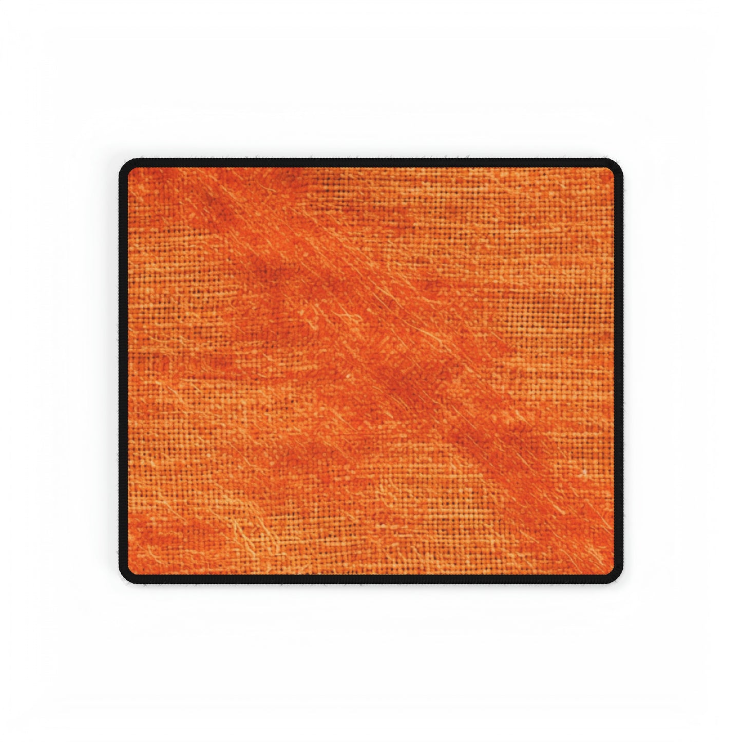 Burnt Orange/Rust: Denim-Inspired Autumn Fall Color Fabric - Desk Mats