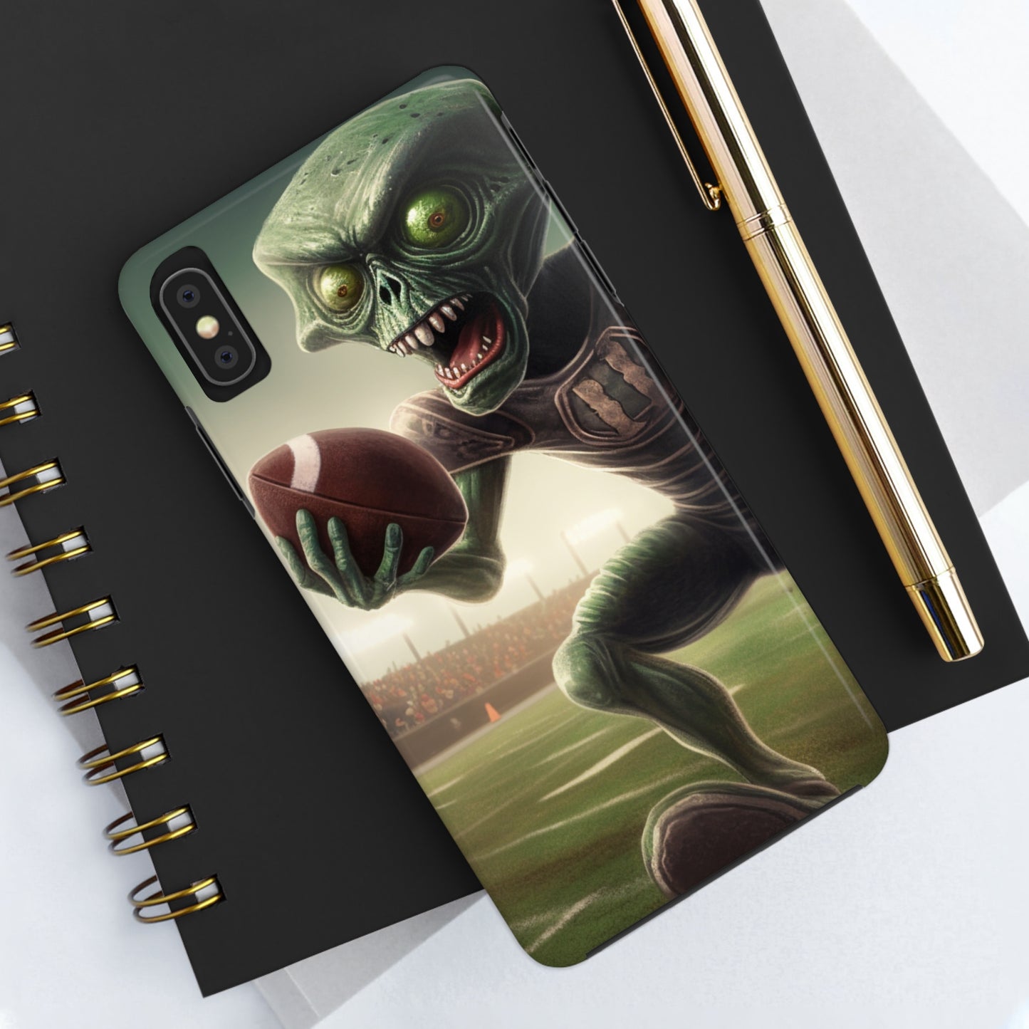 Alien Football Space Sport Game Stadium Athlete Galaxy Player - Tough Phone Cases