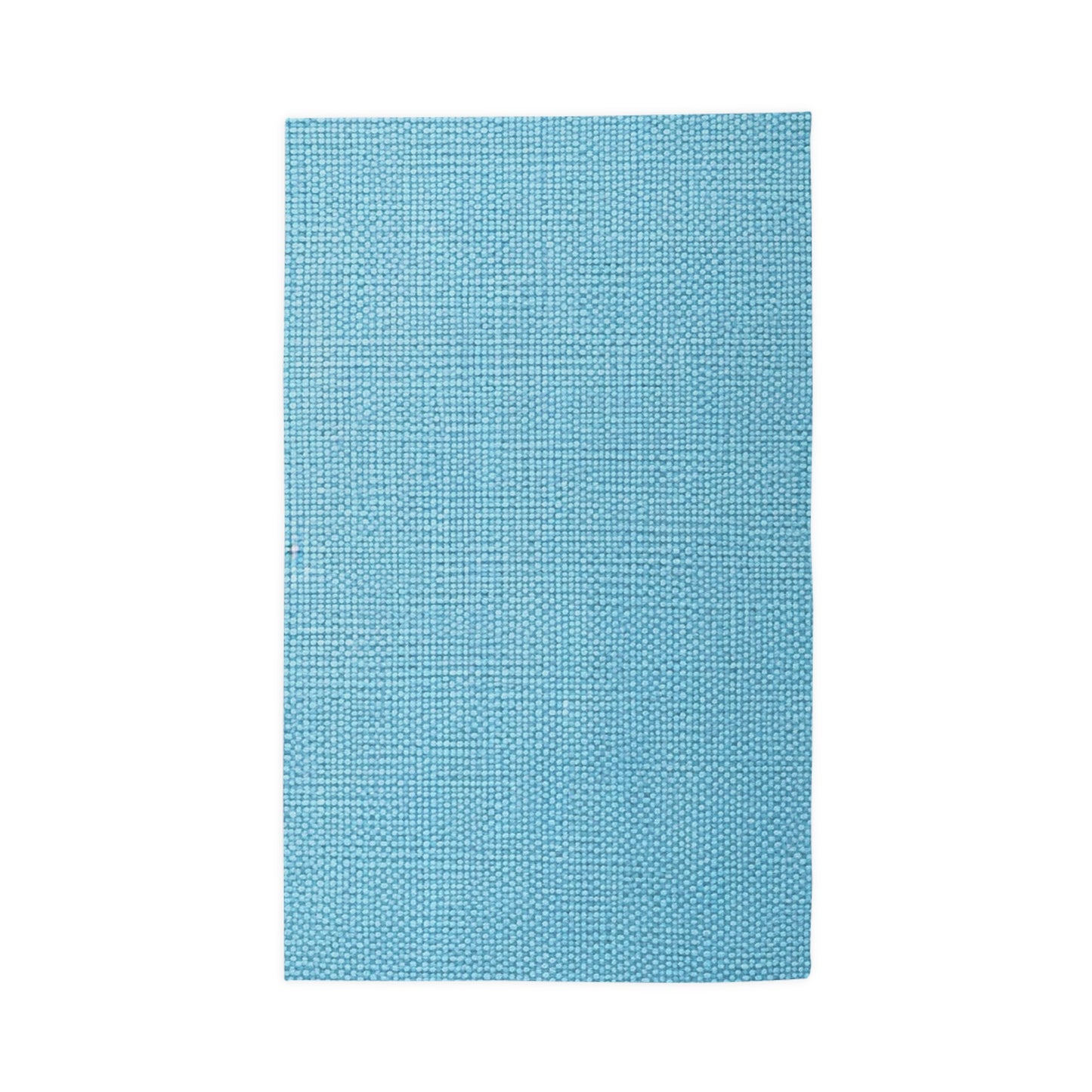 Bright Aqua Teal: Denim-Inspired Refreshing Blue Summer Fabric - Dobby Rug