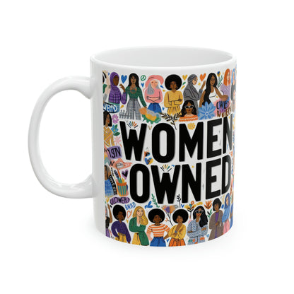 Women Owned - Ceramic Mug, 11oz