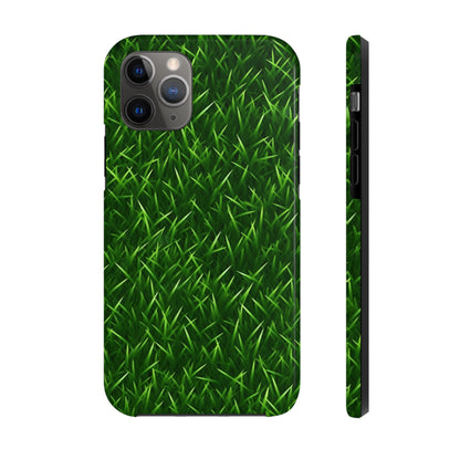 Touch Grass Indoor Style Outdoor Green Artificial Grass Turf - Tough Phone Cases