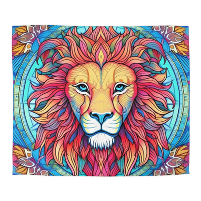 Astrological Leo - Cosmic Zodiac Constellation, Lion Symbol Art - Microfiber Duvet Cover