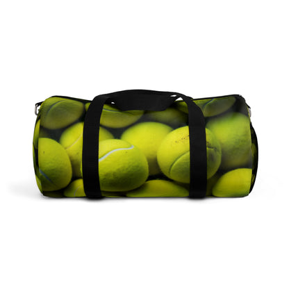 Tennis Ball Sport: Athlete Court Action, Rally & Serve - Duffel Bag