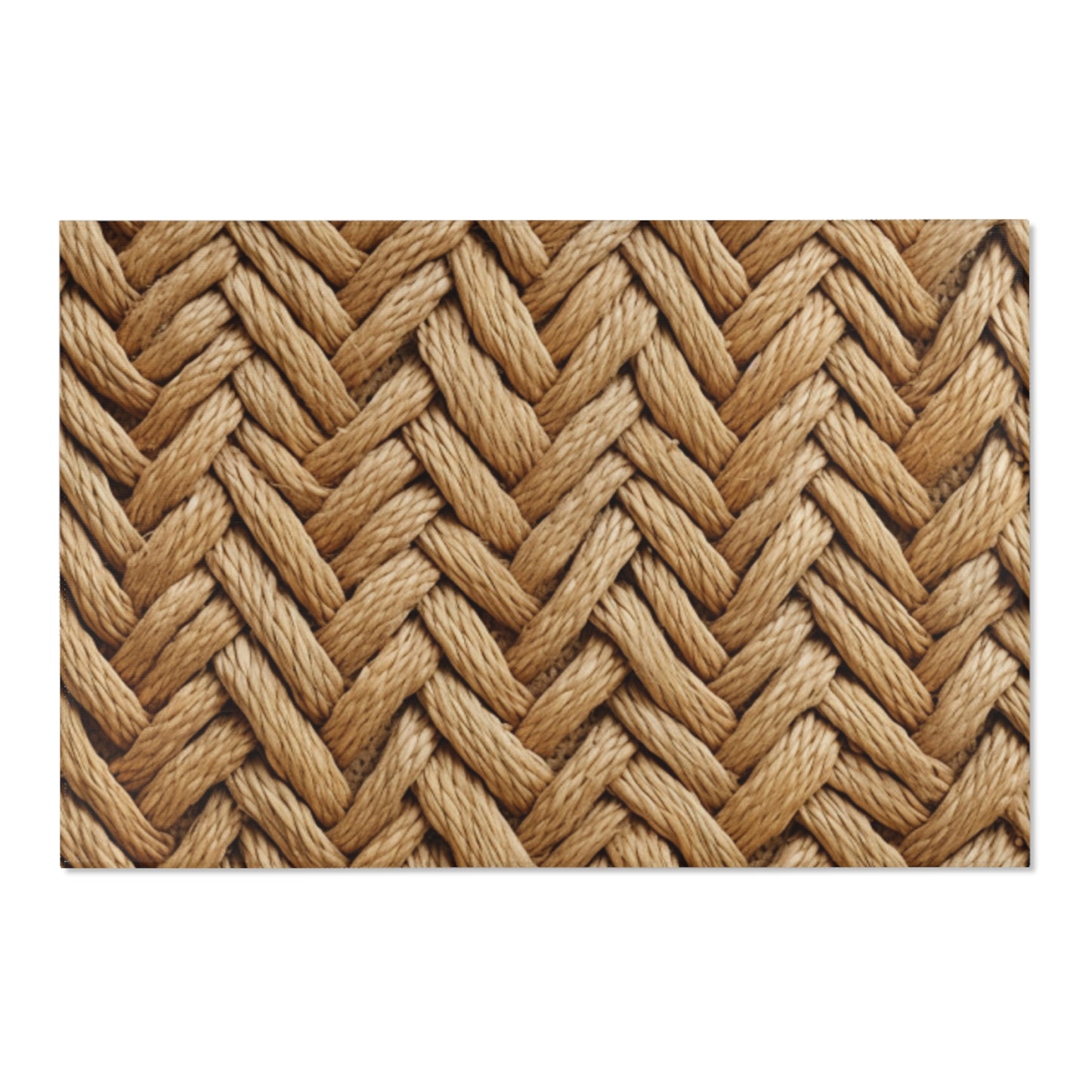 Jute Herringbone Chunky - Area Rugs