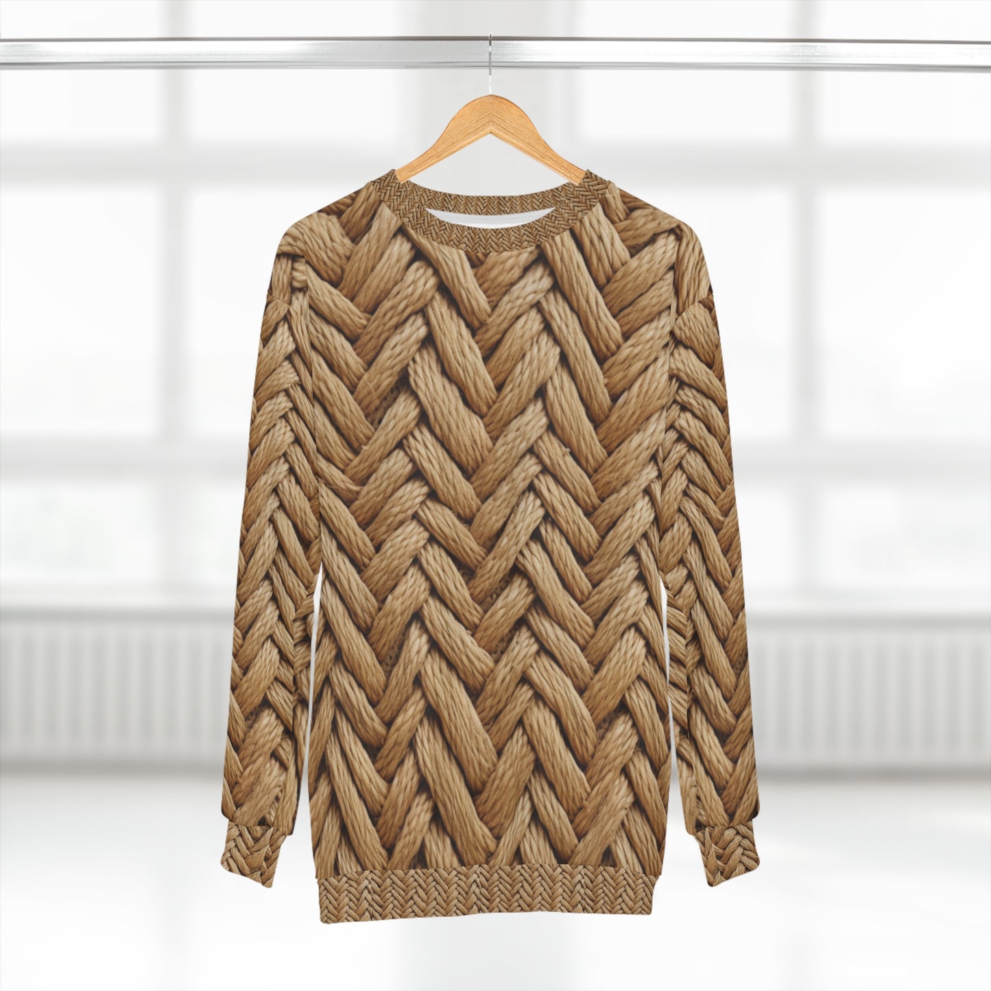 Jute Herringbone Chunky - Unisex Sweatshirt (AOP)