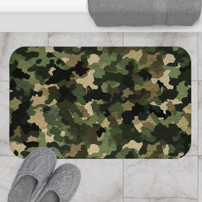 Classic Camo | Camouflage Wrap | Traditional Camo - Bath Mat