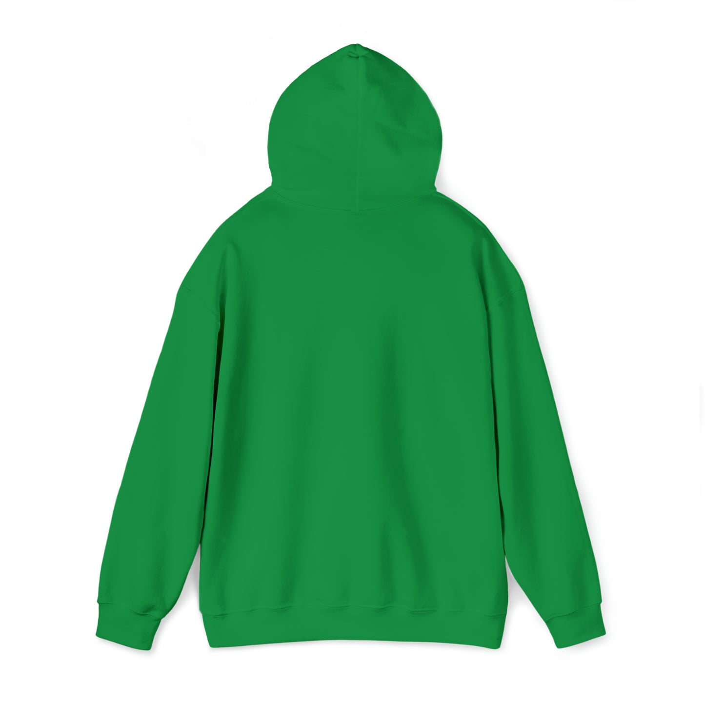 Red Reindeer Nose Christmas Classic Winter Season - Green - Unisex Heavy Blend™ Hooded Sweatshirt