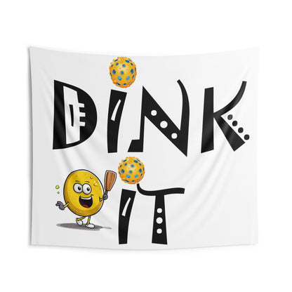 Pickleball Dink It: Sport Strategy Game Style - Gift Enthusiasts & Players - Indoor Wall Tapestries