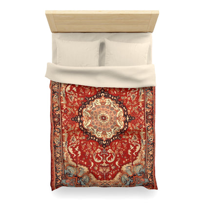 Chic Lightweight Microfiber Duvet Cover Oriental Inspired Design, Multiple Sizes