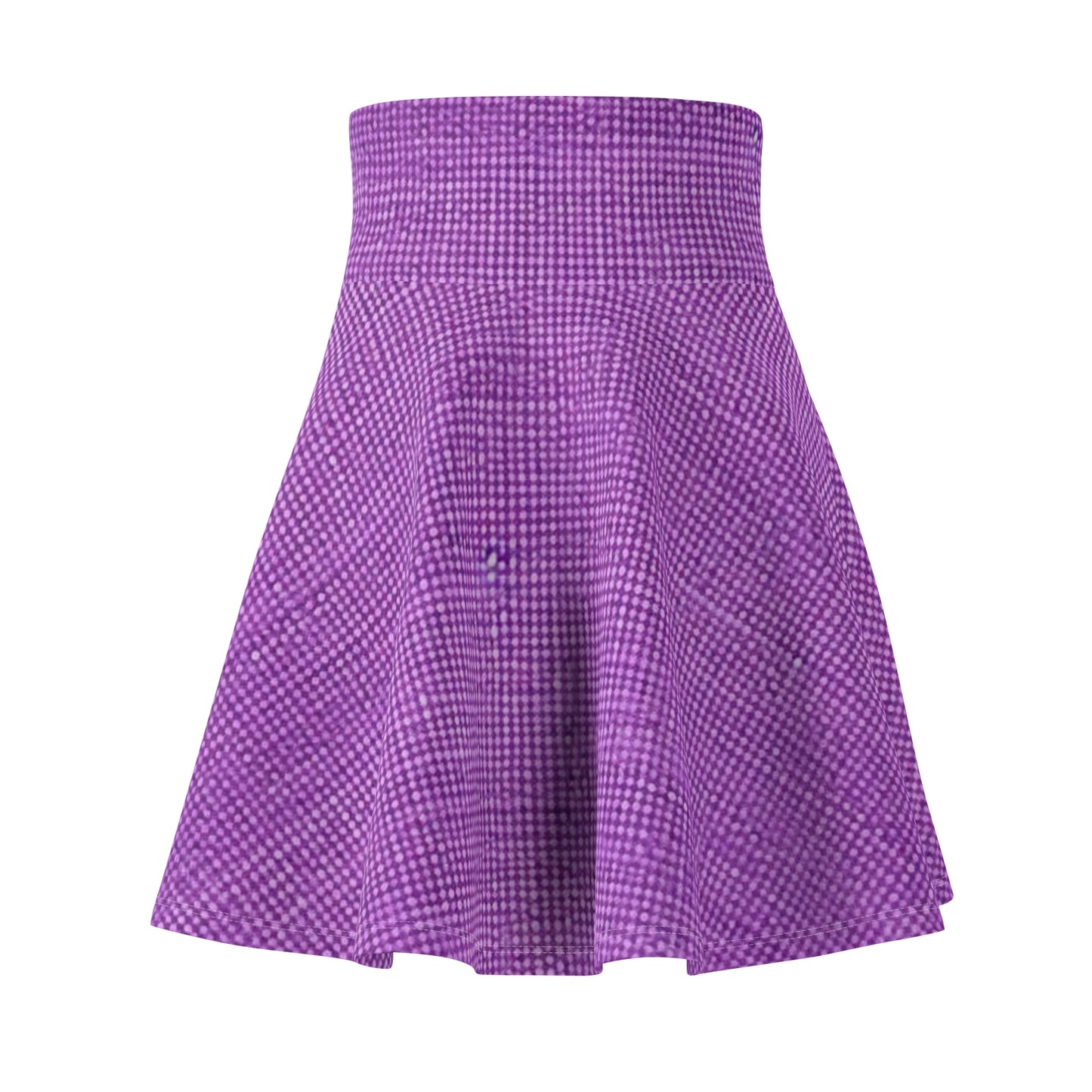 Hyper Iris Orchid Red: Denim-Inspired, Bold Style - Women's Skater Skirt (AOP)