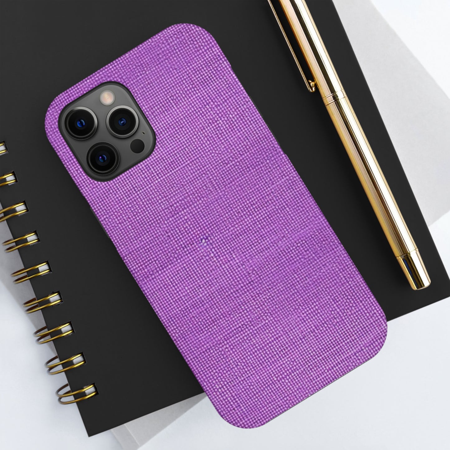 Hyper Iris Orchid Red: Denim-Inspired, Bold Style - Tough Phone Cases