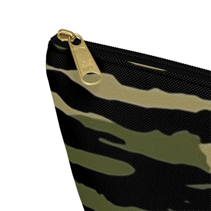 Tiger Stripe Camouflage: Military Style - Accessory Pouch w T-bottom