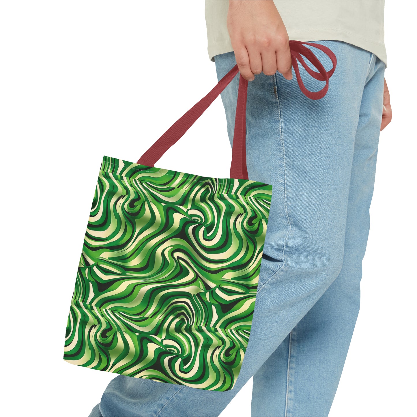 Disco Zebra Green - Tote Bag (AOP)