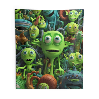 Toy Alien Story Space Character Galactic UFO Anime Cartoon - Indoor Wall Tapestries